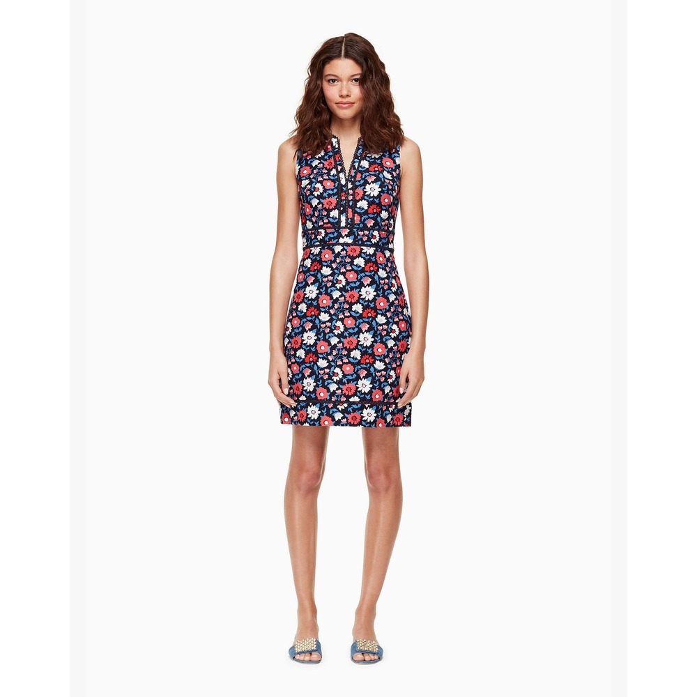 NWOT Kate Spade Shore Thing Daisy Jacquard Sheath Dress (MSRP: $498) Size 0